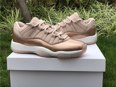 Air Jordan 11s GS Low Rose Gold (women)
