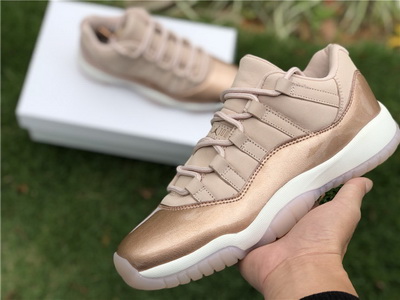Air Jordan 11s GS Low Rose Gold (women)