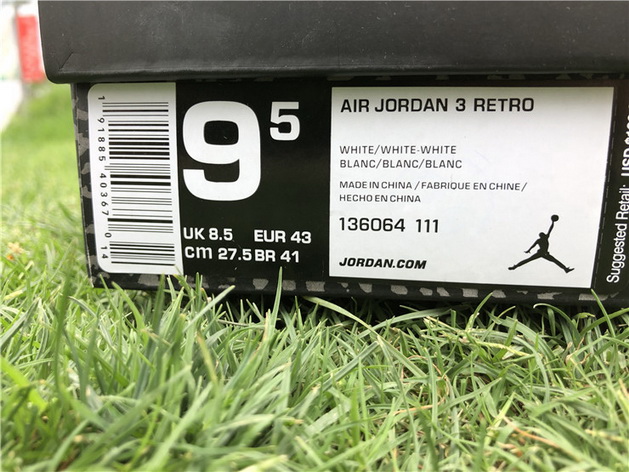 Air Jordan 3 “Pure White”