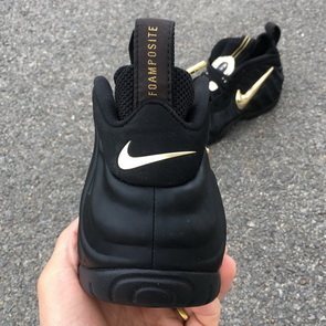 Authentic Nike Air Foamposite Pro “Black _ Metallic Gold”-008