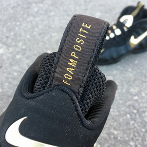 Authentic Nike Air Foamposite Pro “Black _ Metallic Gold”-008