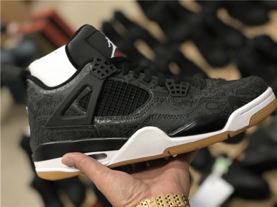 Air Jordan 4s Black Gum