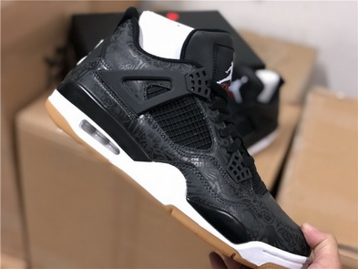 Air Jordan 4s Black Gum