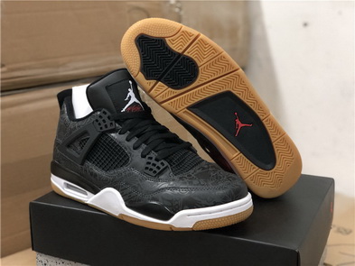 Air Jordan 4s Black Gum