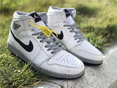 Air Jordan 1 White Cement