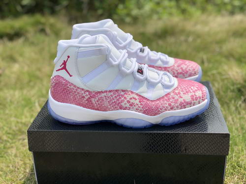 AirJordan 11 High Top Snakeskin Pink