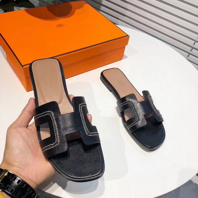 H**mes slippers women(aaa)-004