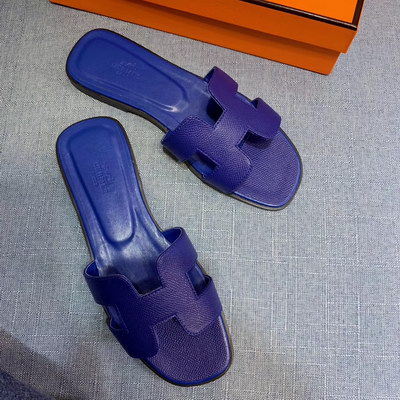 H**mes slippers women(aaa)-009