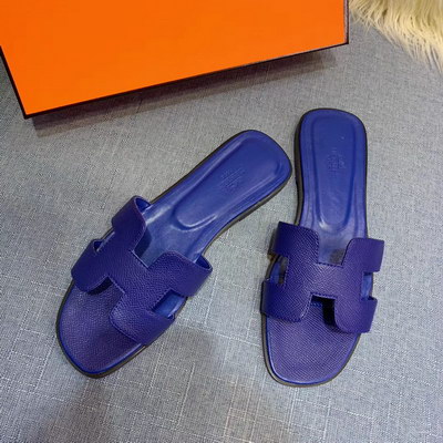 H**mes slippers women(aaa)-009