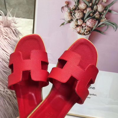 H**mes slippers women(aaa)-015