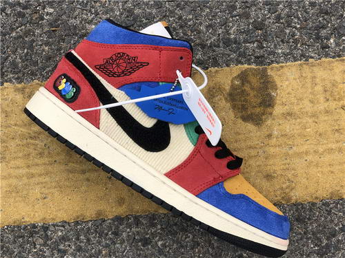 Blue The Great x Air Jordan 1 Mid “Fearless”