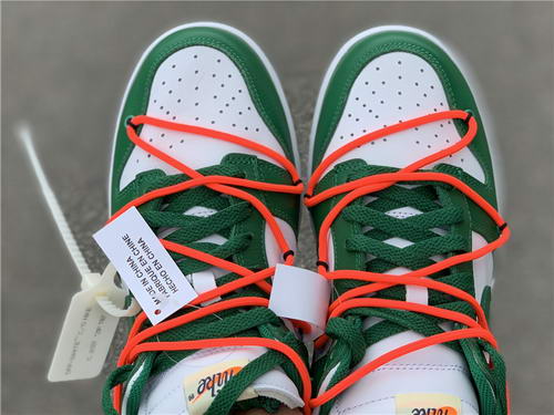 Off-White x Nike Dunk Low Green