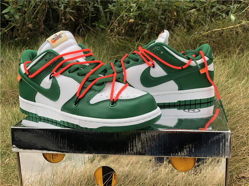 Off-White x Nike Dunk Low Green