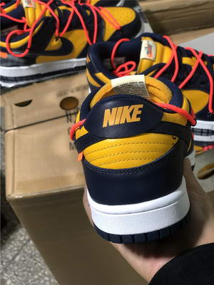 OFF-WHITE x Nike Dunk Low “University Gold