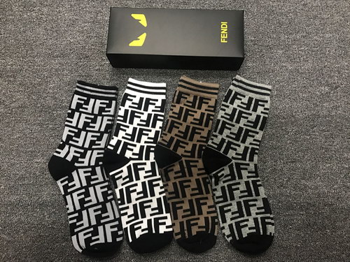 F**di long socks(4 pairs)-291