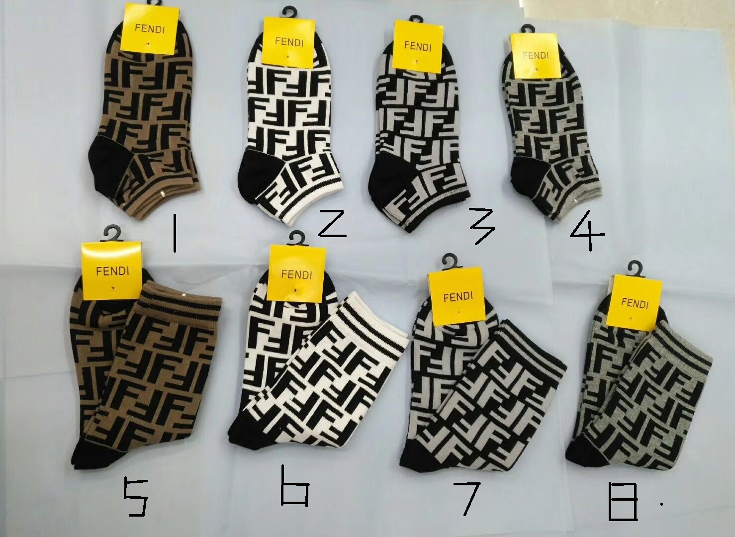 F**di socks(1 pairs)-341
