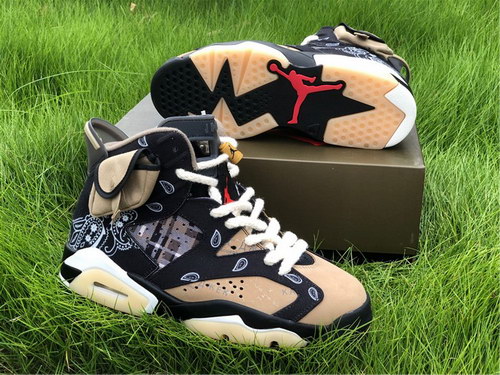 Air Jordan 6s Travis Scott Beige
