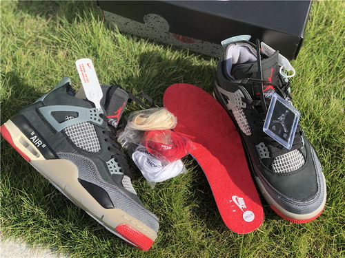OFF-WHITE x Air Jordan 4 “Bred”