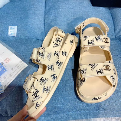 Ch*el slippers women(aaa)-001