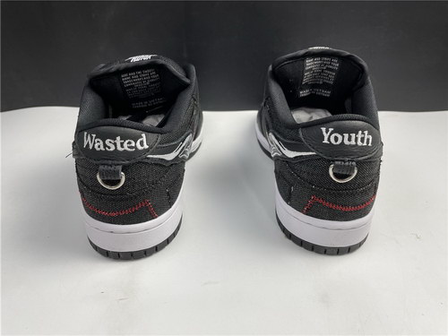 Wasted Youth × Nike Dunk SB Low “Black”