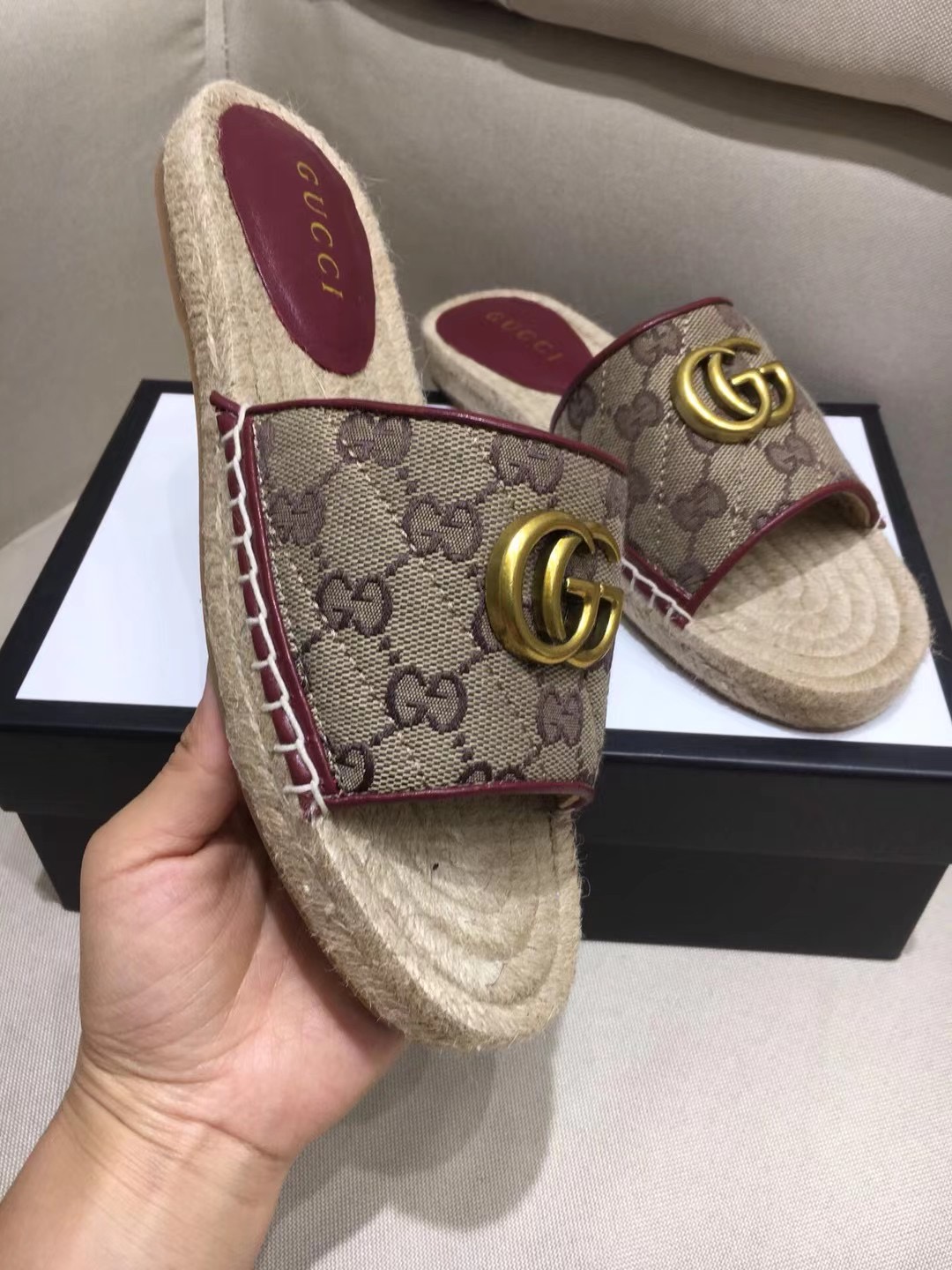 G*u*i slippers women(aaa)-109