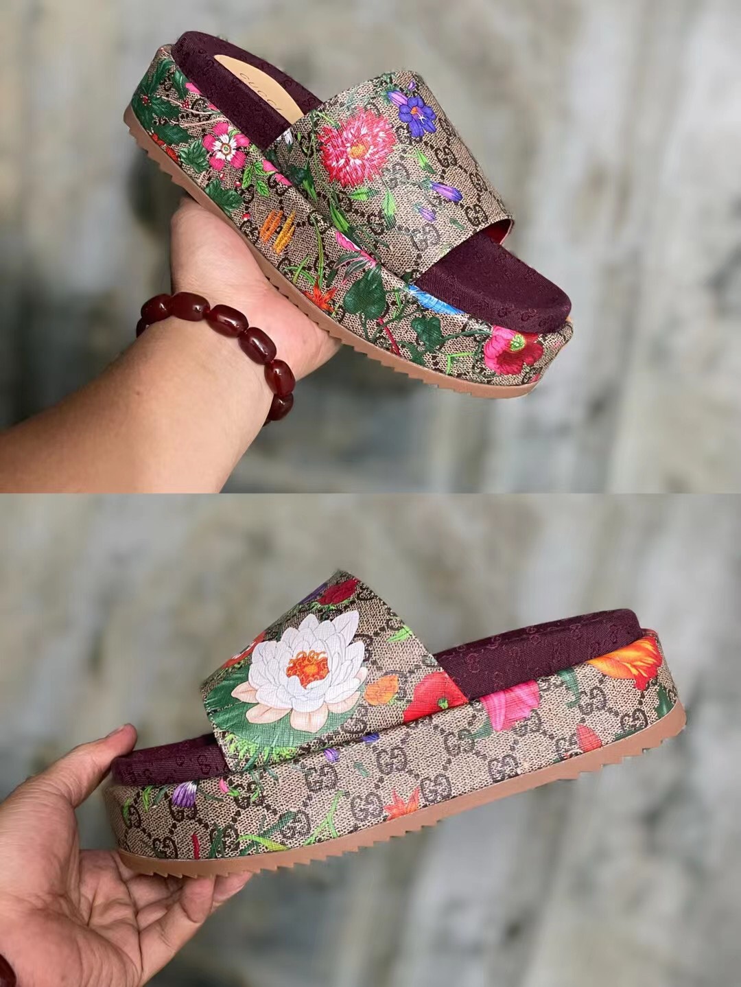 G*u*i slippers women(aaa)-132