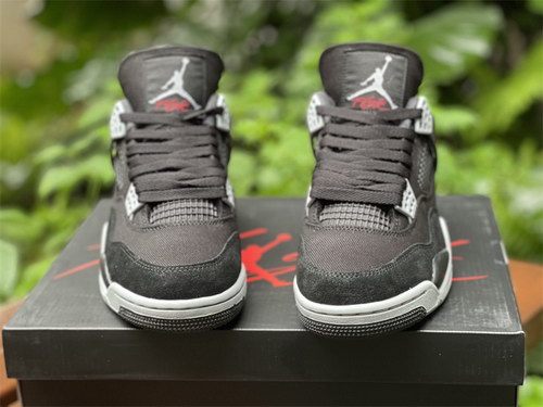 Air Jordan 4 “Black Canvas”