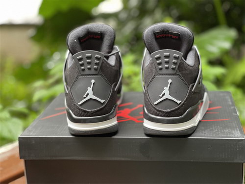 Air Jordan 4 “Black Canvas”