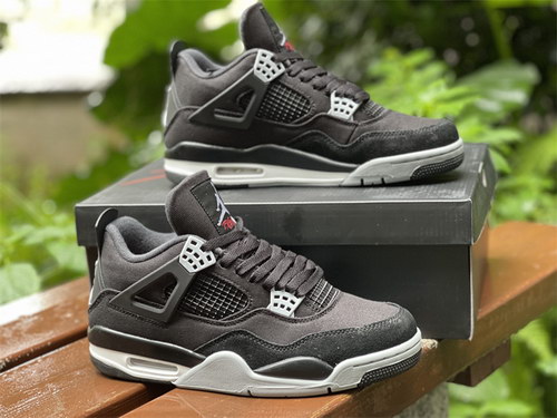 Air Jordan 4 “Black Canvas”