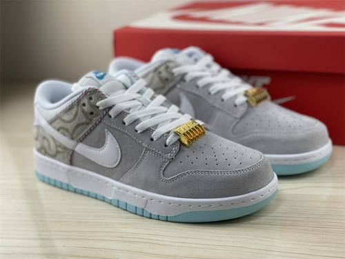 Nike Dunk Low “White Barber Shop”