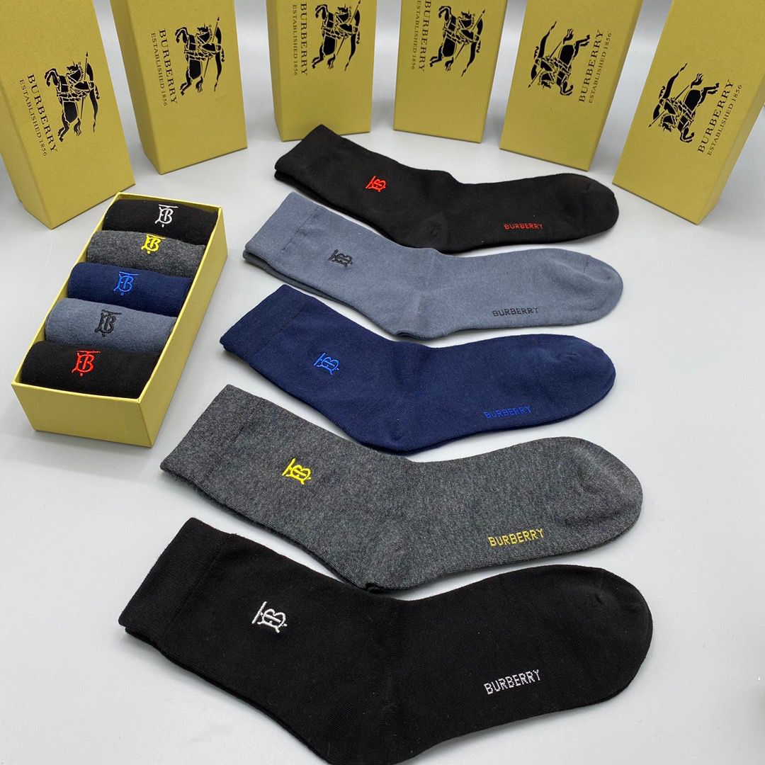 B**rry socks(5 pairs)-003