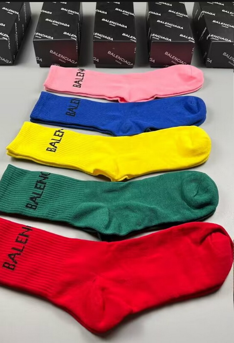 Ba*len*cia*ga long socks(5 pairs)-002