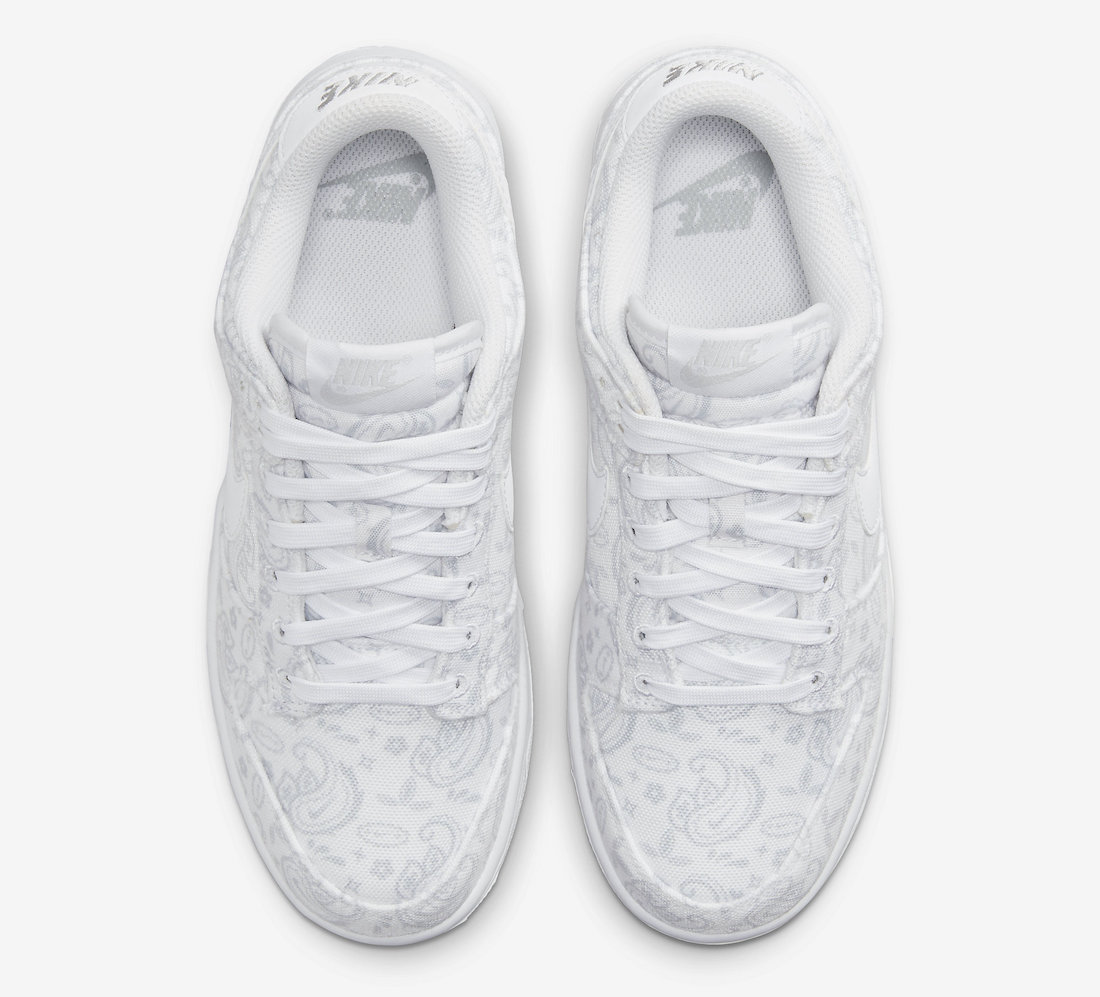 Nike Dunk Low White Paisley