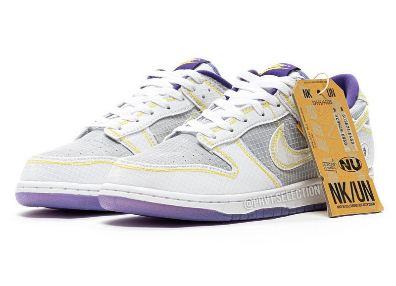 Union x Nike Dunk Low Court Purple Style
