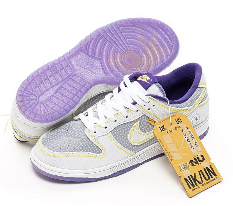 Union x Nike Dunk Low Court Purple Style