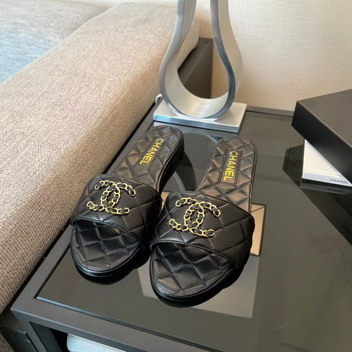 Ch*el slippers women(aaa)-008