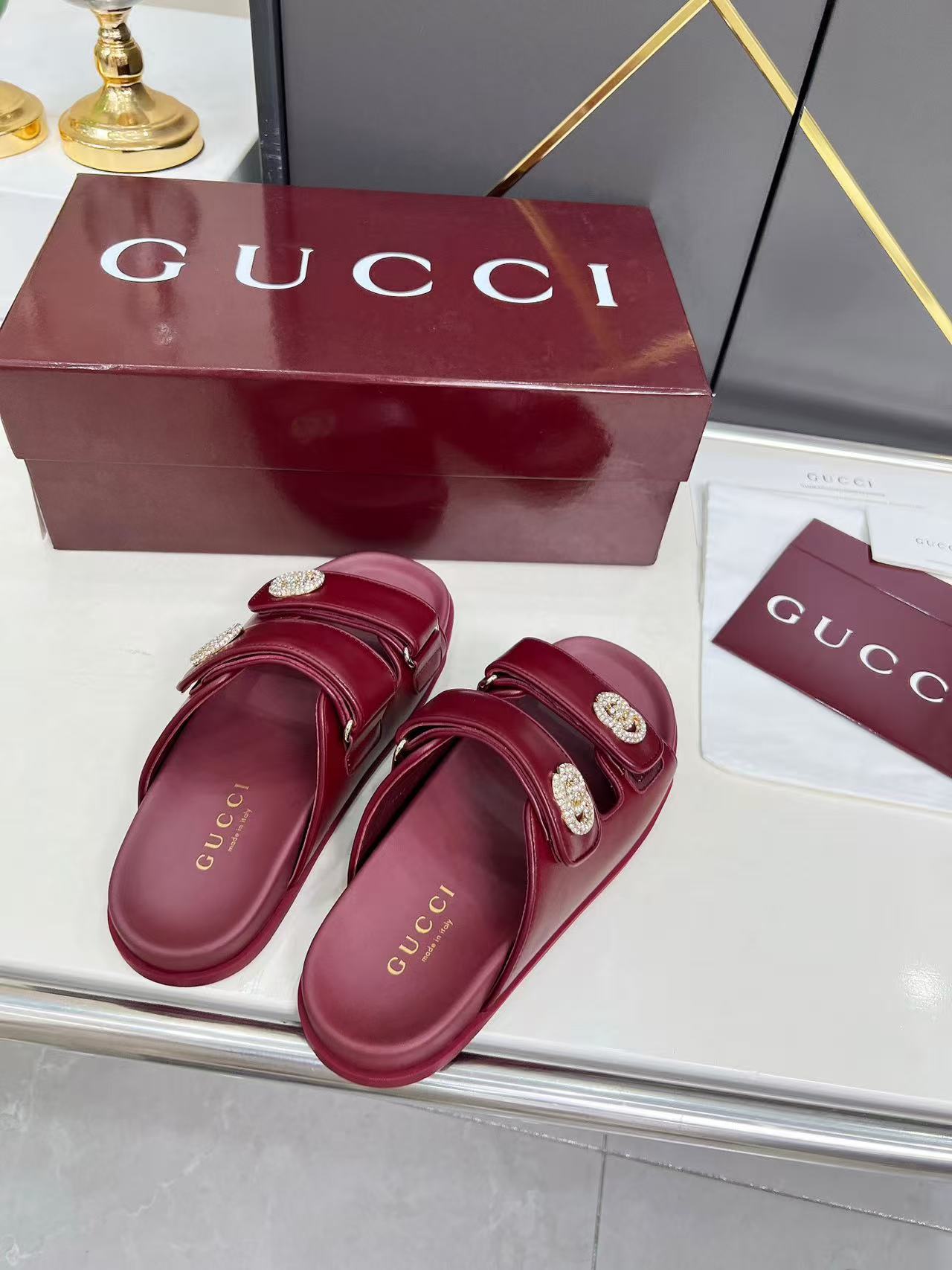 G*u*i slippers women(aaa)-187