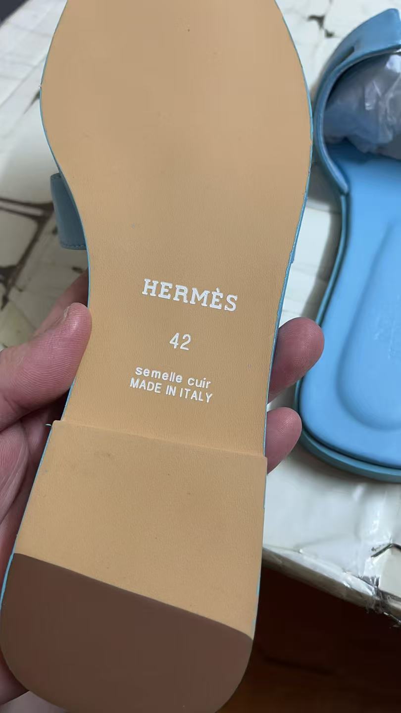 H**mes slippers women(aaa)-021