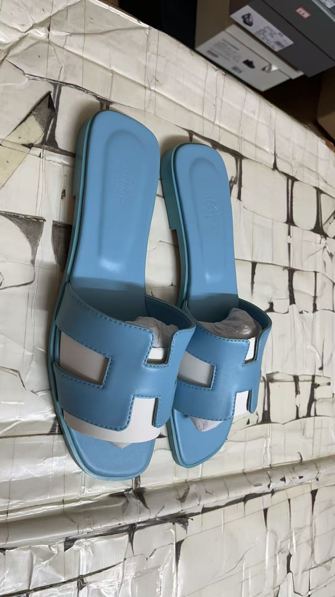 H**mes slippers women(aaa)-021