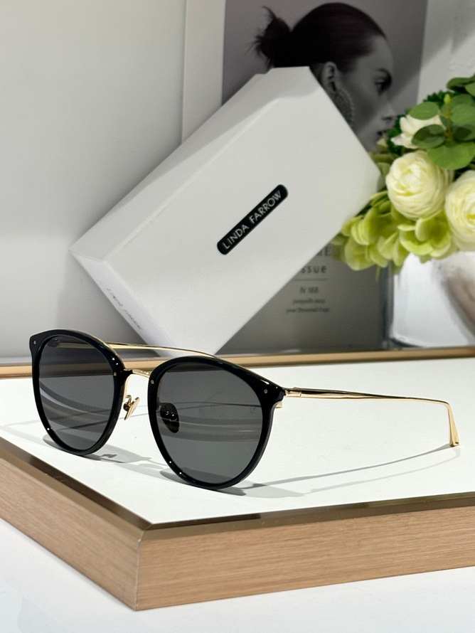 LINDA FARROW Sunglasses(AAAA)-050