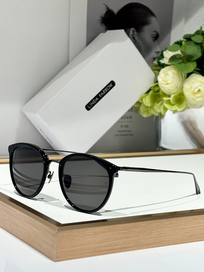 LINDA FARROW Sunglasses(AAAA)-049