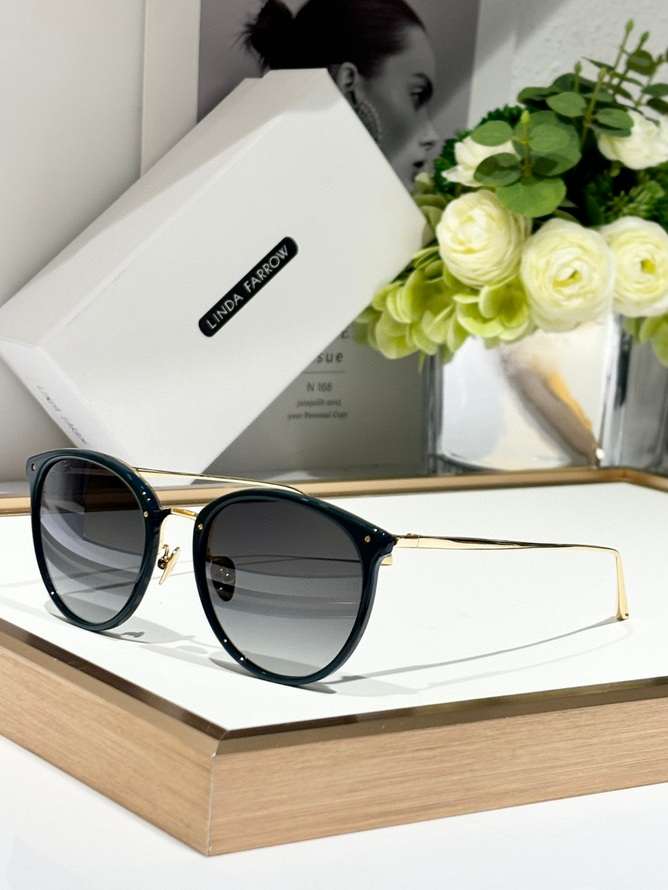LINDA FARROW Sunglasses(AAAA)-048