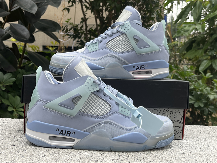 Air Jordan 4 OFF-WHITE x AJ4 Blue