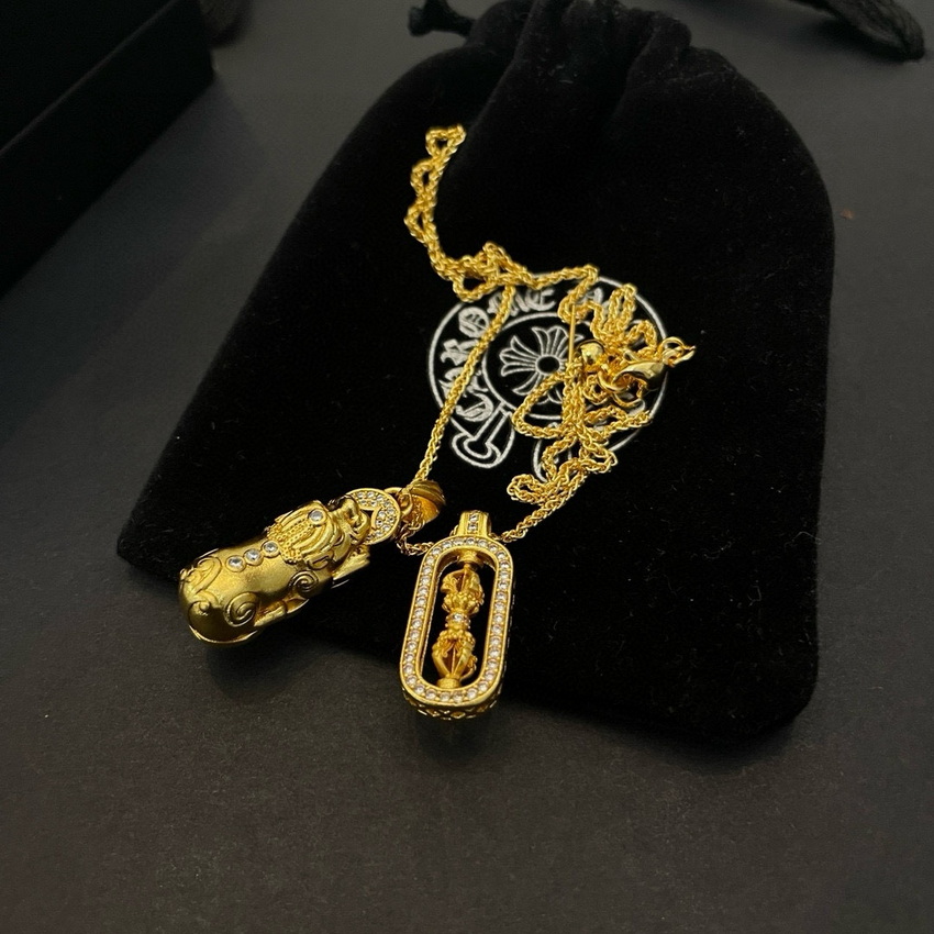 Chrome Heart Necklace-022