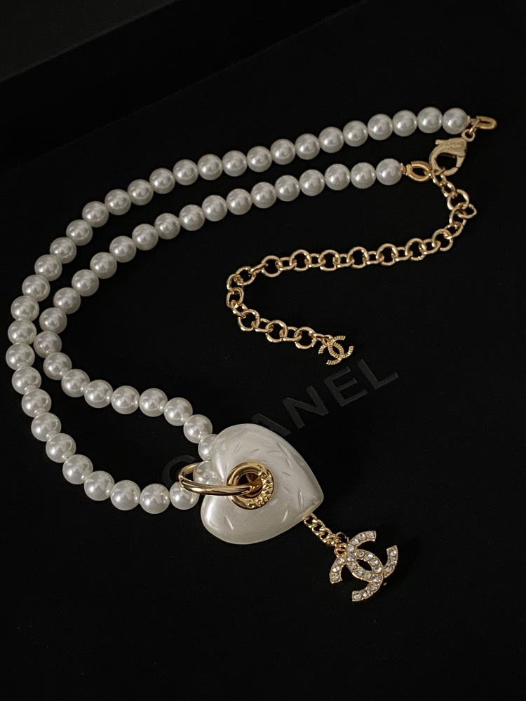Ch*el necklace-398