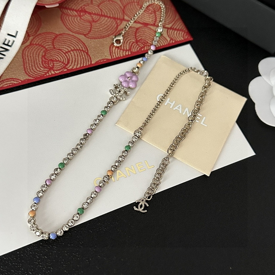 Ch*el necklace-396