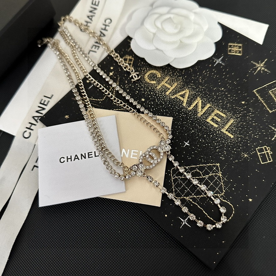 Ch*el necklace-389