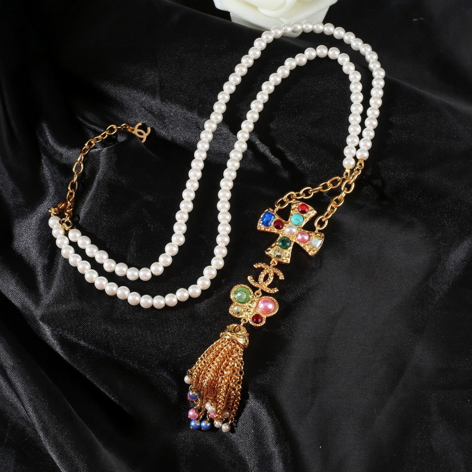 Ch*el necklace-372