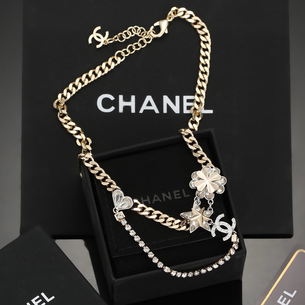Ch*el necklace-353