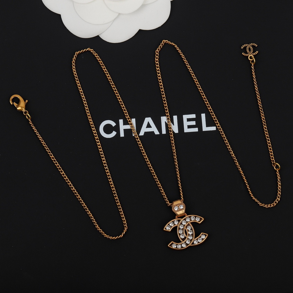 Ch*el necklace-434